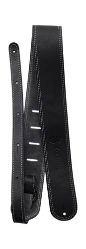 Martin Guitar Strap 2.5 Inch Glove Style Leather with Suede Back Black Martin Guitar Strap 2.5 Inch Glove Style Leather with Suede Back Black