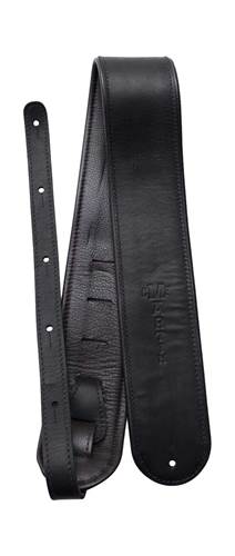 Martin 3 1/8 Inch Black Rolled Strap with Stitching Premium Leather Martin 3 1/8 Inch Black Rolled Strap with Stitching Premium Leather