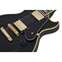 Schecter Solo-II Custom Aged Black Satin Front View