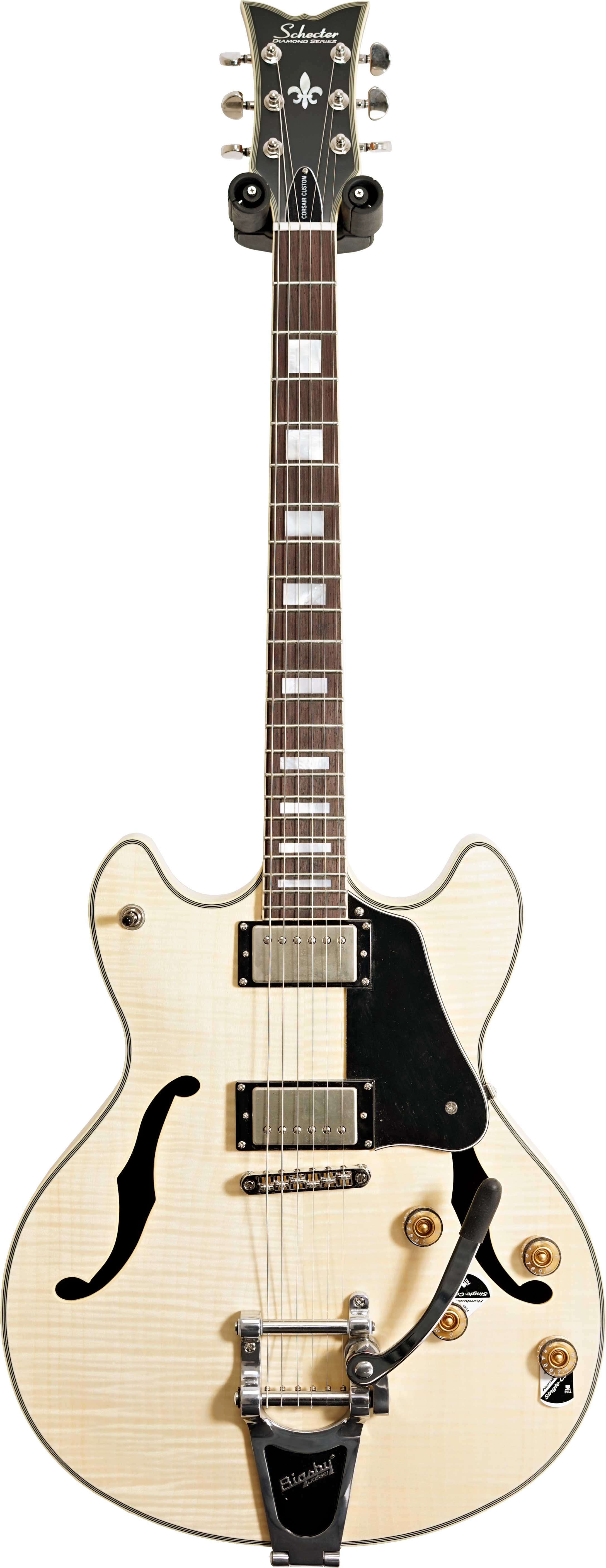 Schecter Corsair Custom with Bigsby Natural Pearl (Ex-Demo) #W16121149