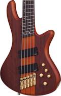 Schecter Stiletto Studio-5 Fanned Fret Honey Satin