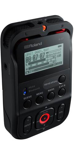 Roland R-07 (BK) Handheld Digital Recorder (Ex-Demo) #A3J2602