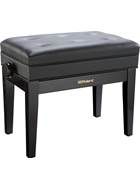 Roland Adjustable Cushioned Piano Bench Polished Ebony
