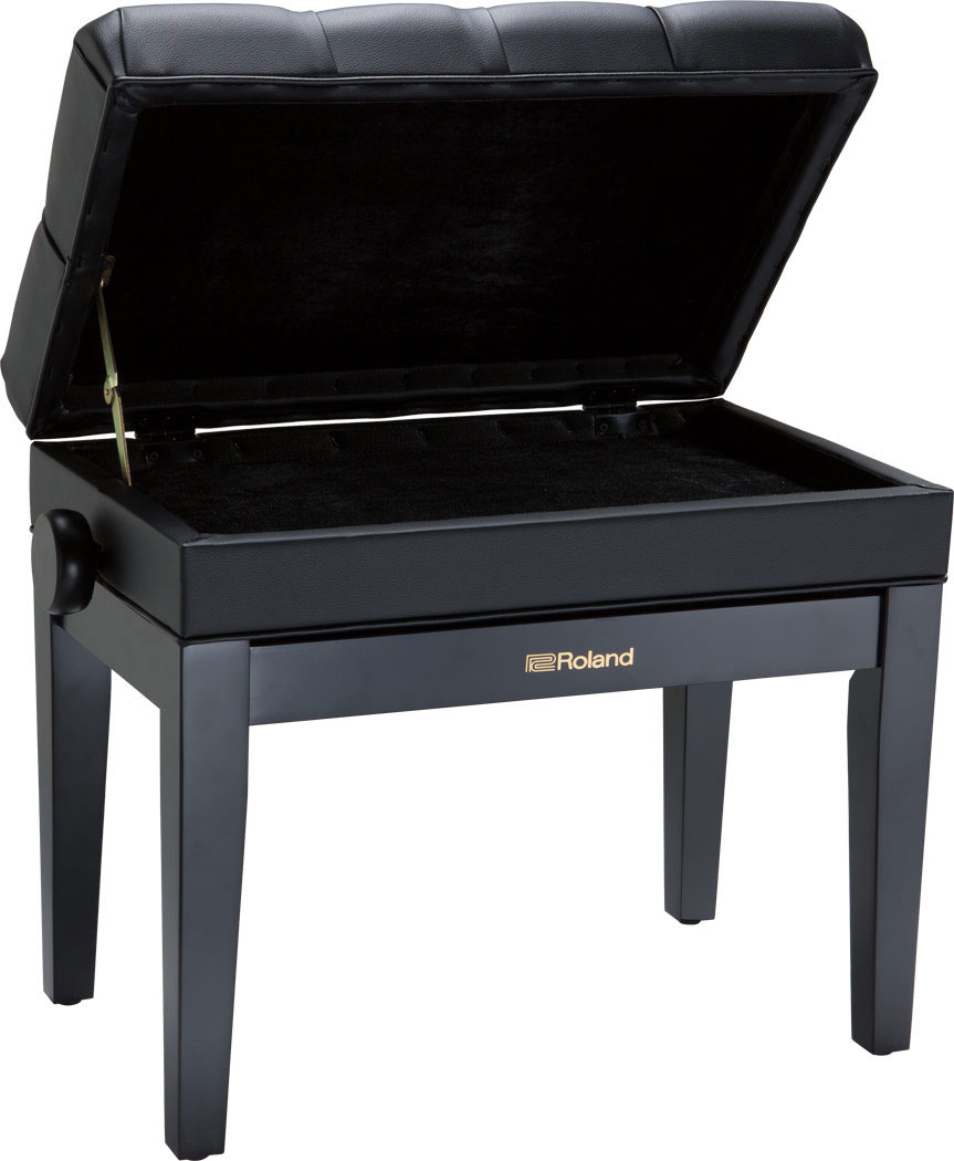 Roland RPB-500BK Adjustable Button Piano Bench Satin Black