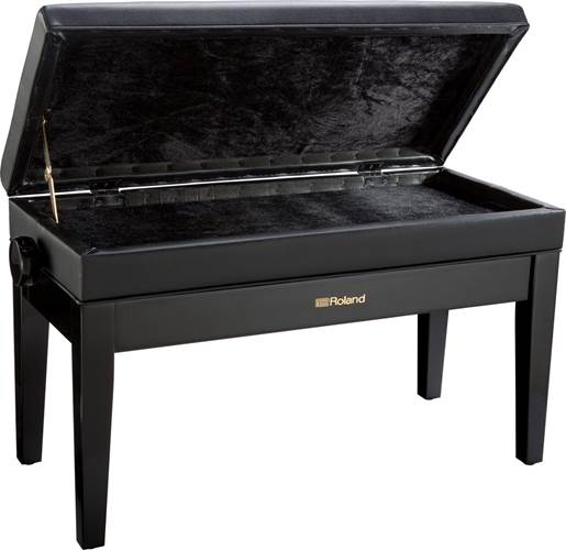 Roland RPB-D400PE Piano Bench Duet Size Polished Ebony Roland RPB-D400PE Piano Bench Duet Size Polished Ebony