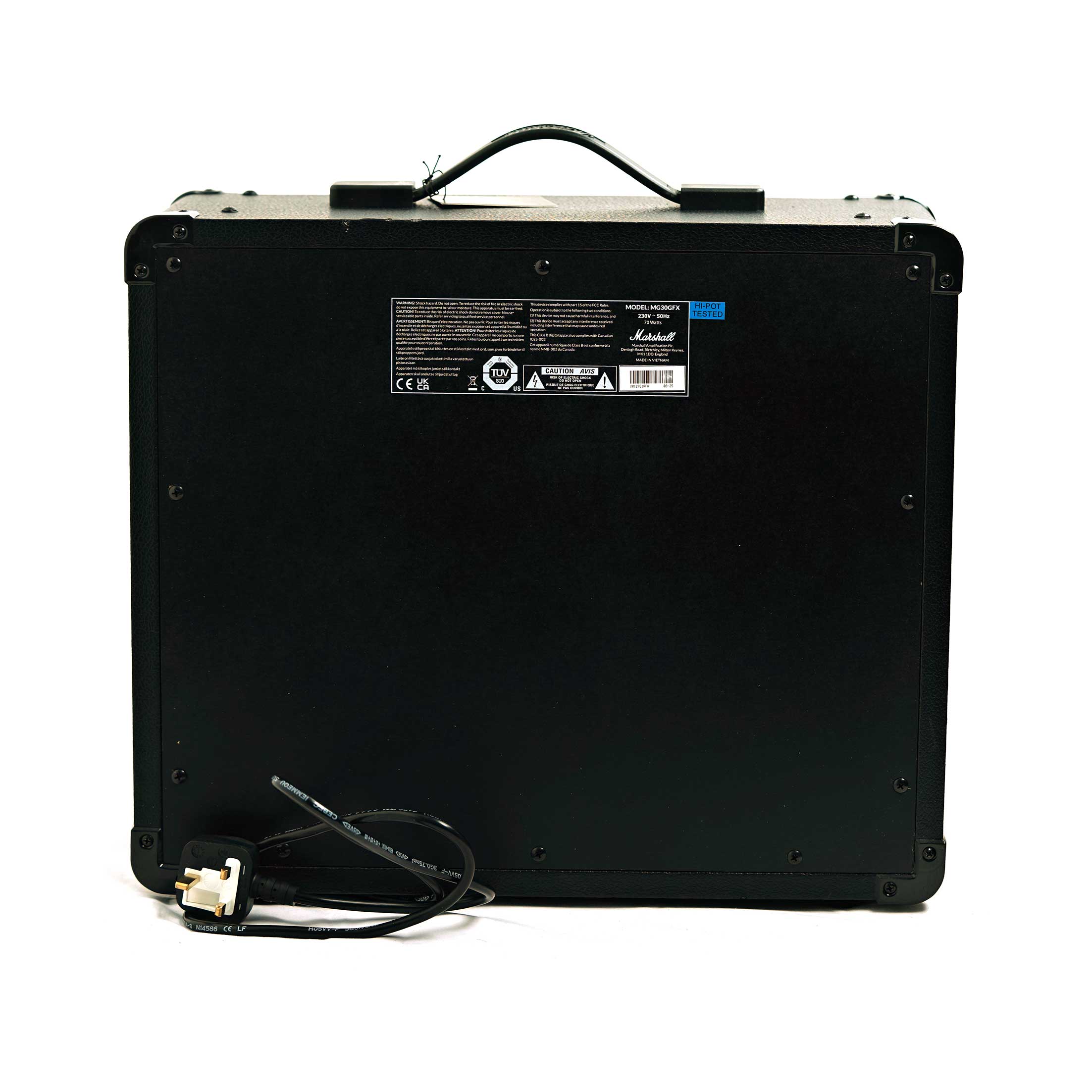 Marshall MG30GFX 30 Watt Guitar Combo Black and Gold (Ex-Demo) #V0127E1AFH