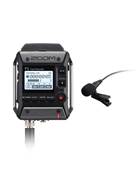 Zoom F1-LP Field Recorder with Lavalier Mic