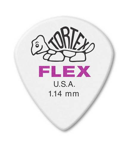 Dunlop 466P1.14 Tortex Flex Jazz III Xl 1.14mm 12 Pack