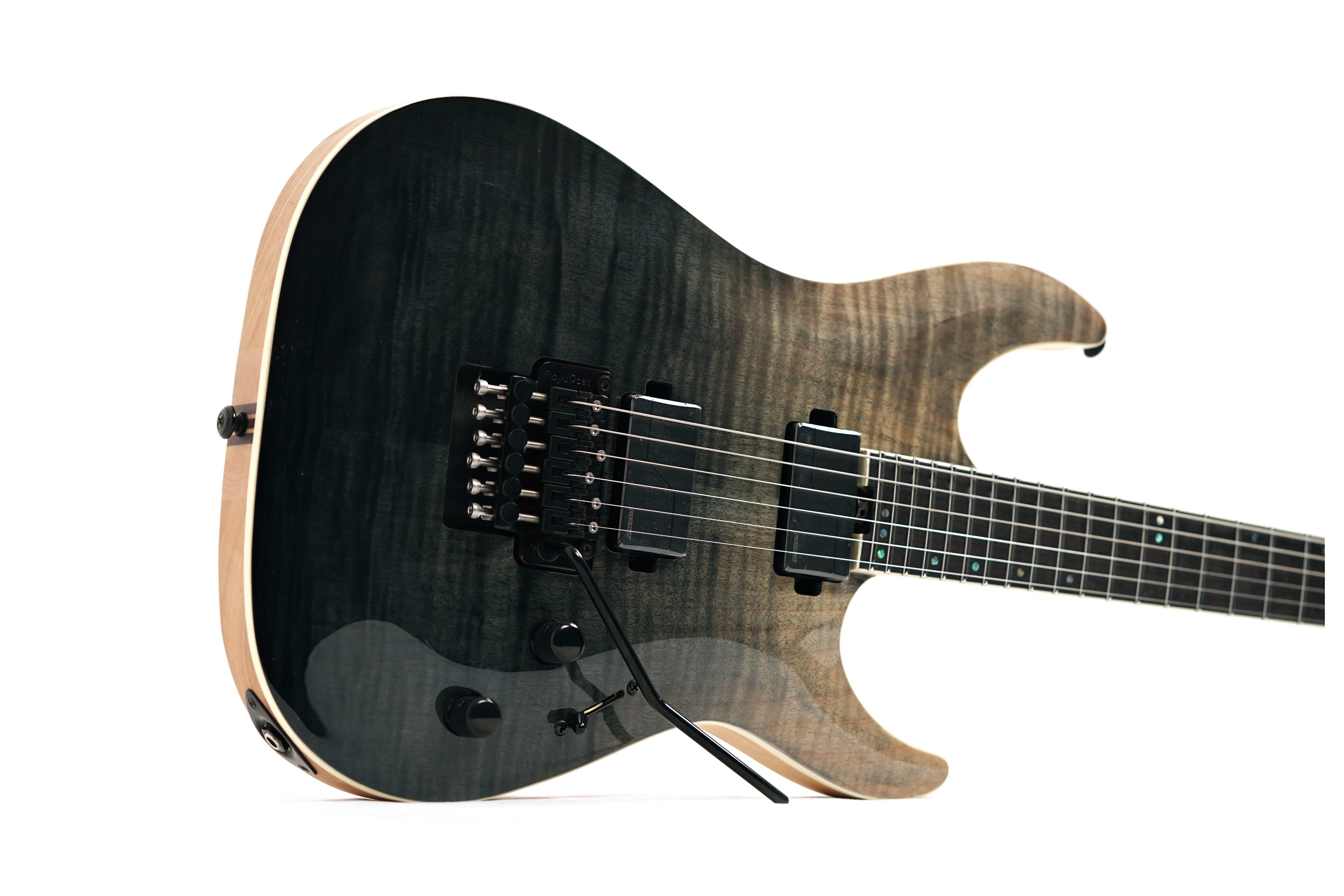 Schecter C-1 FR SLS Elite Black Fade Burst