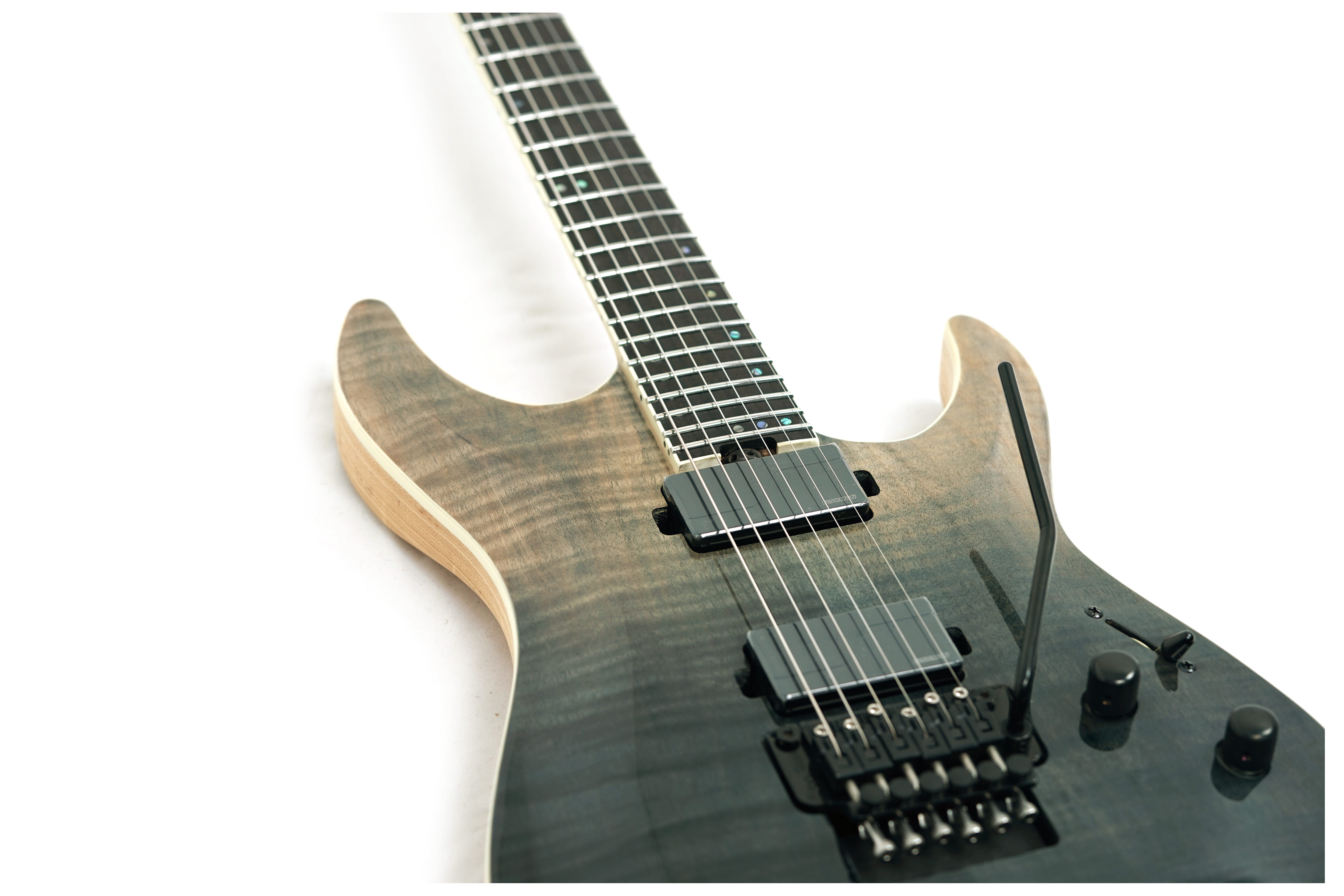 Schecter C-1 FR SLS Elite Black Fade Burst