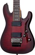 Schecter Demon-7 FR Crimson Red Burst