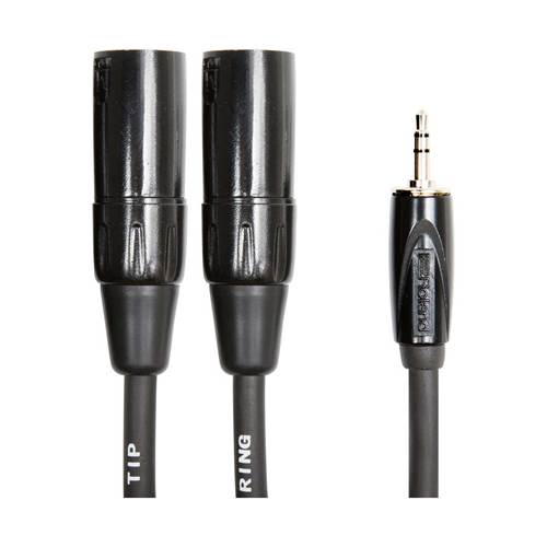 Roland 10Ft/3M Interconnect Minijack Dual Male XLR Stereo Cable