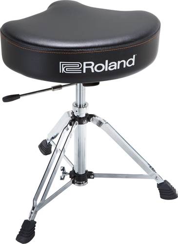 Roland RDT-SHV Saddle Drum Throne with Vinyl Seat and Hydraulic Base