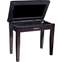 Roland RPB-100 Rosewood Piano Bench with Storage Compartment Front View