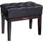 Roland RPB-500 Rosewood Piano Bench with Vinyl Seat Front View