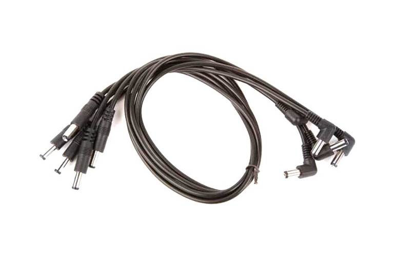 Strymon DC Power Cable Right Angle to Straight 18 Inch 5 Pack