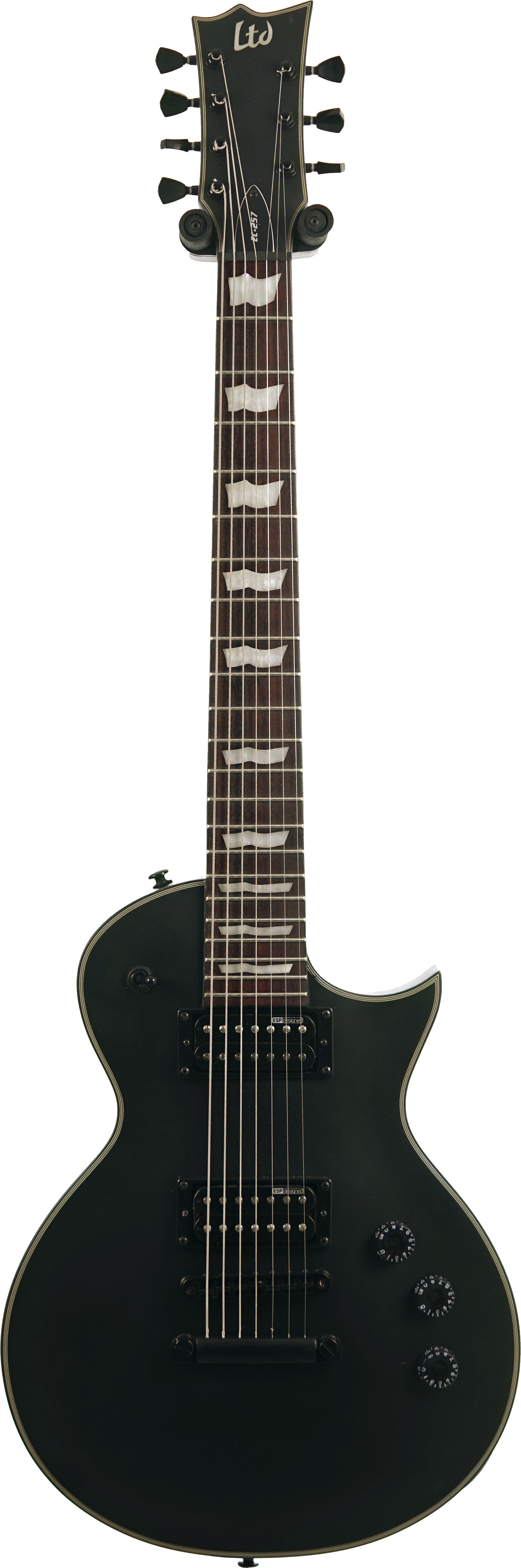 ESP LTD EC-257 Black Satin 7 String (Ex-Demo) #IS21100583