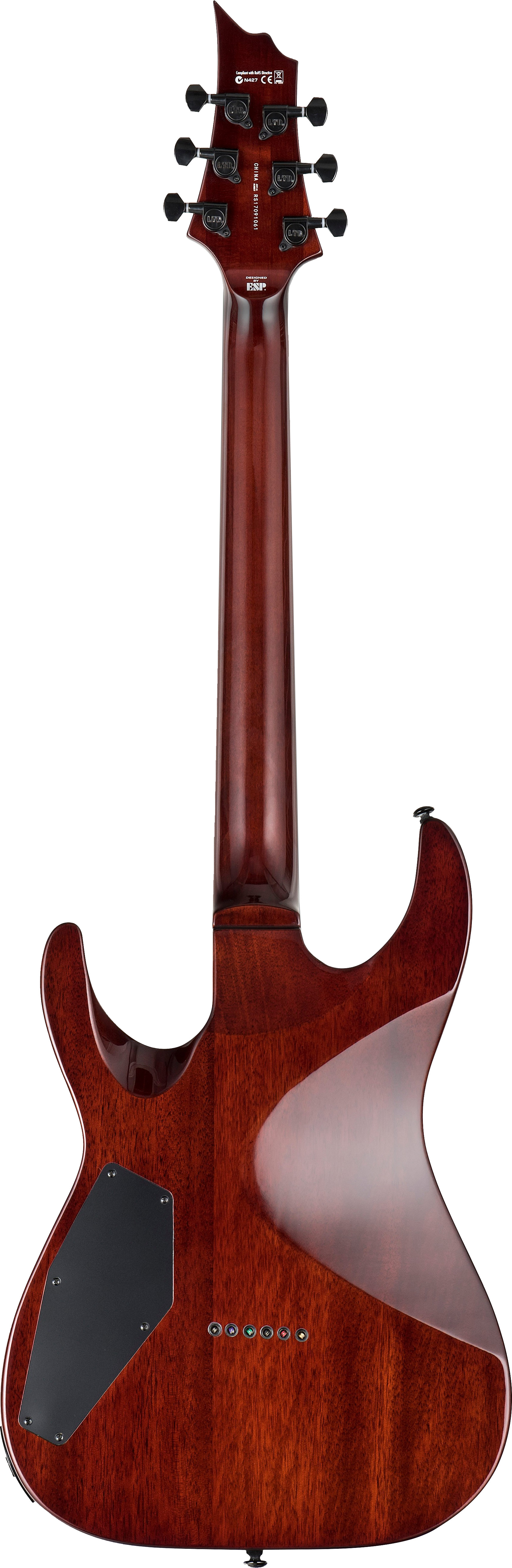 ESP LTD H-200FM Dark Brown Sunburst