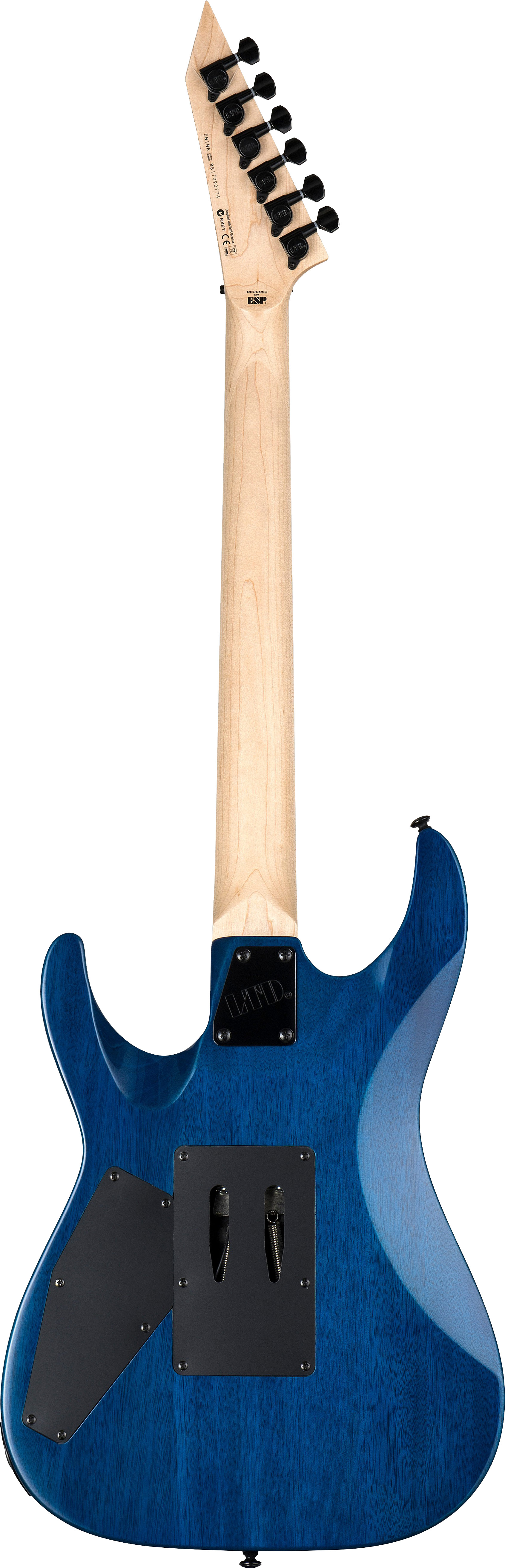 ESP LTD MH-203QM See Thru Blue