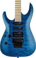 ESP LTD MH-203QM See Thru Blue Left Handed