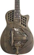 National Reso-Phonic T-14 Cutaway Brass Body Antique Brass Finish with Pickup #23670