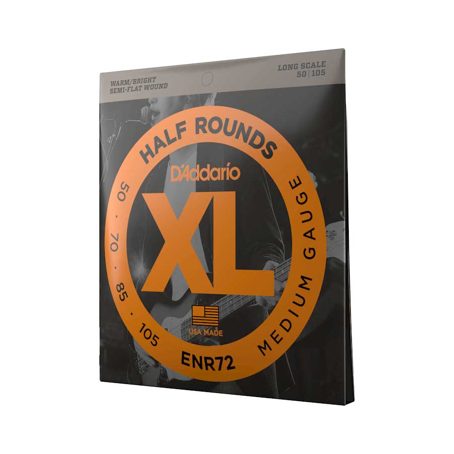 D'Addario ENR72 Half Rounds Bass Medium 50-105 Long Scale