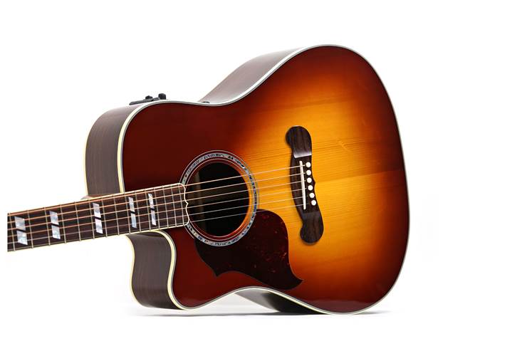 Gibson Songwriter Cutaway Rosewood Burst Left Handed #21504081 Gibson Songwriter Cutaway Rosewood Burst Left Handed #21504081