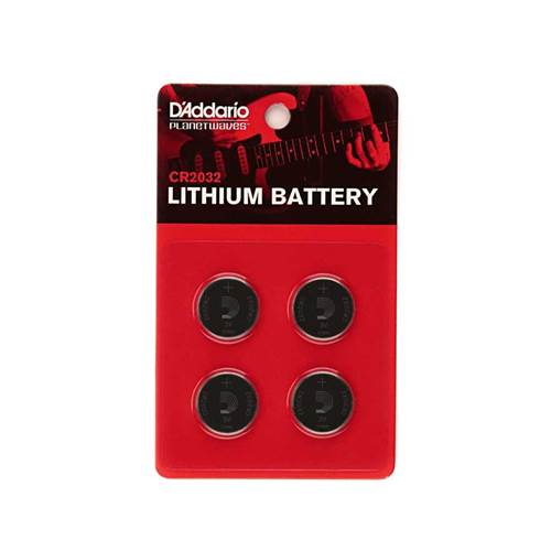 D'Addario Planet Waves Lithium CR2032 Battery 4-Pack