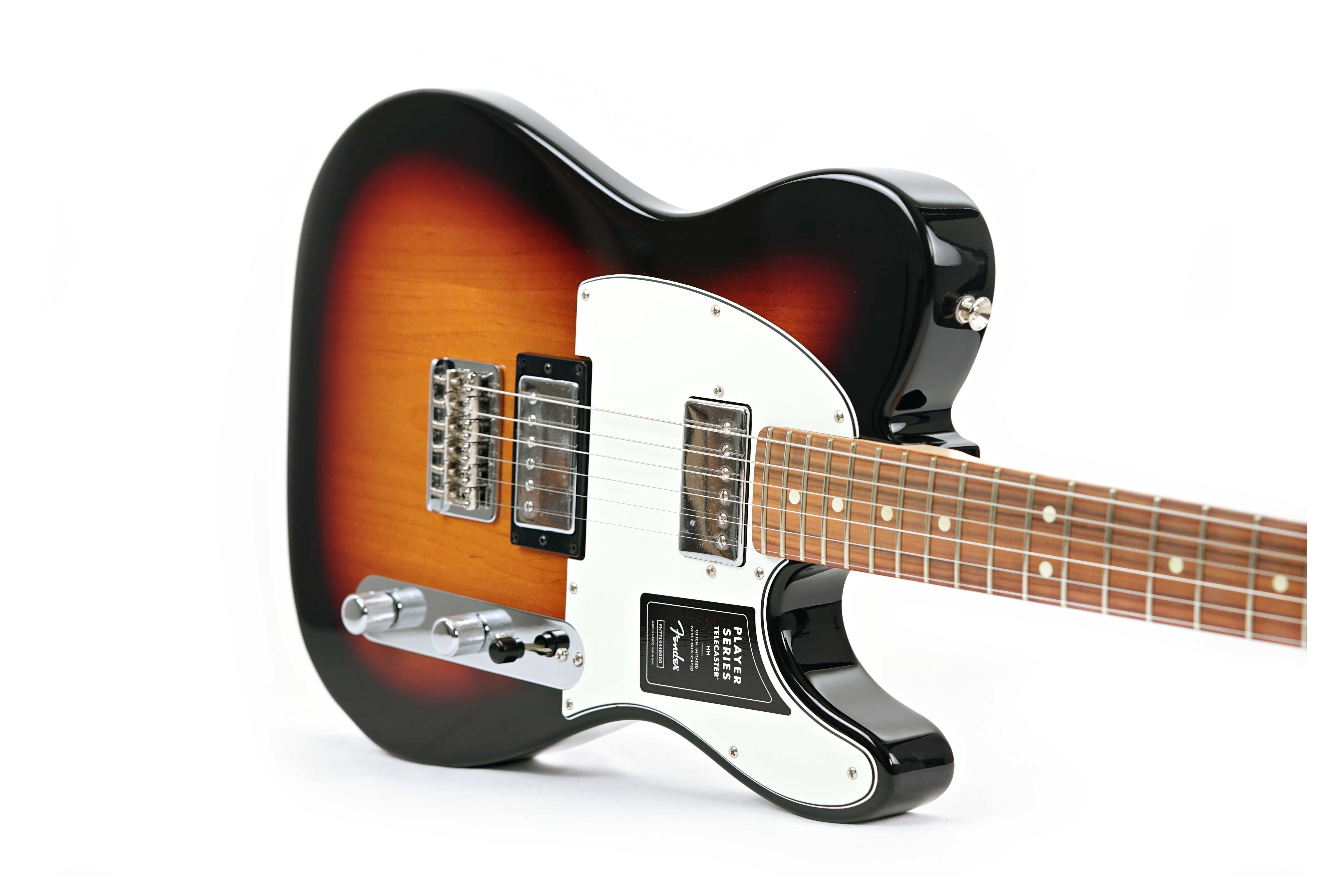Fender Player Telecaster HH 3-Colour Sunburst Pau Ferro Fingerboard