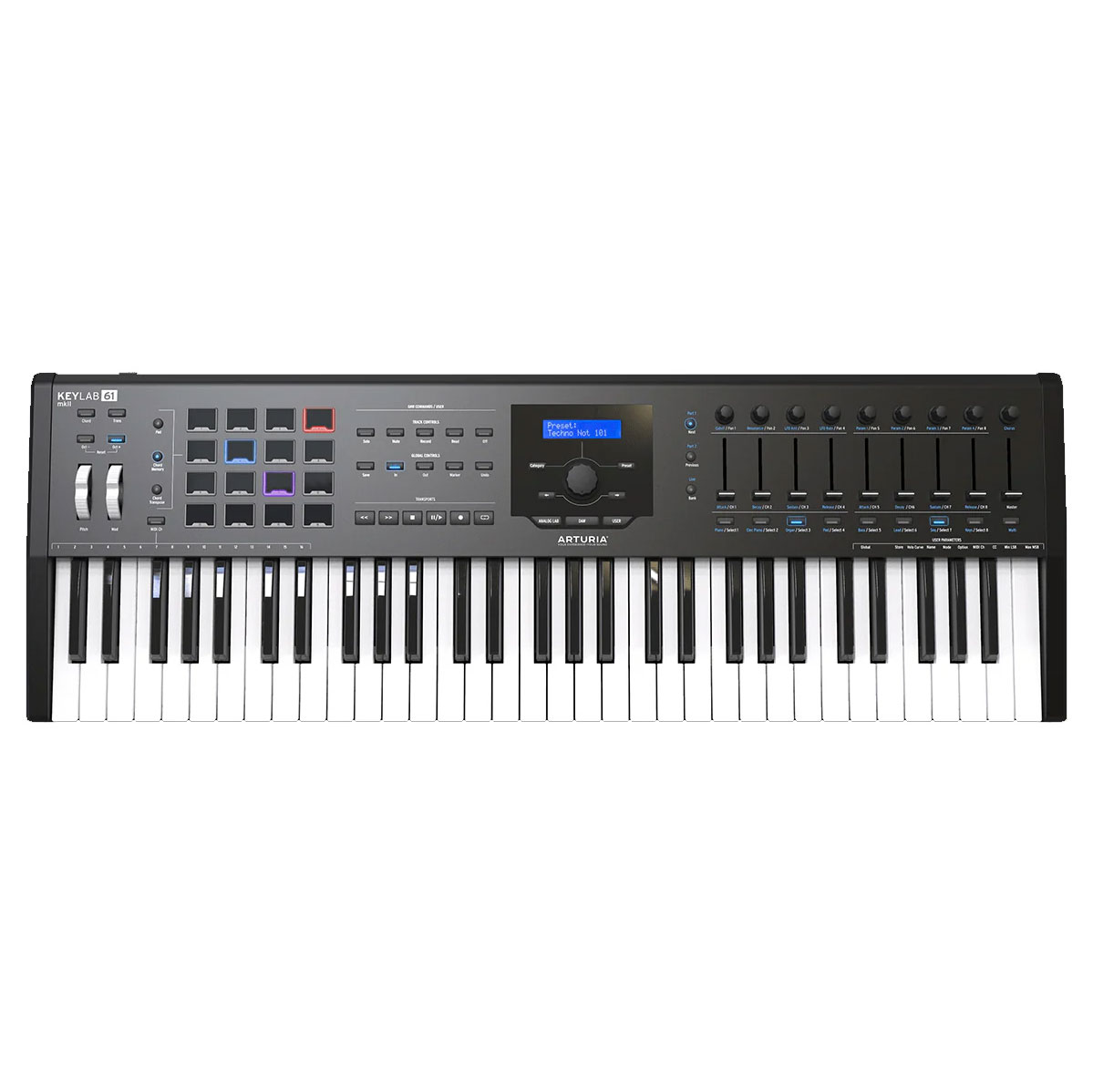 Arturia Keylab 61 MKII USB Controller Keyboard (Black)