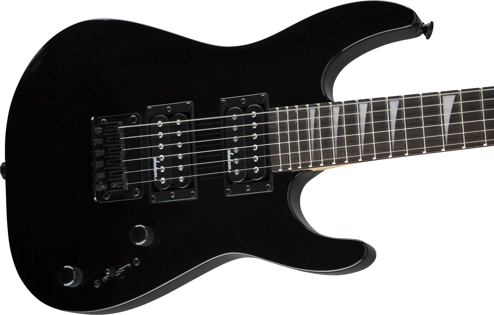 Jackson JS Series Dinky Minion JS1X Gloss Black Amaranth Fingerboard