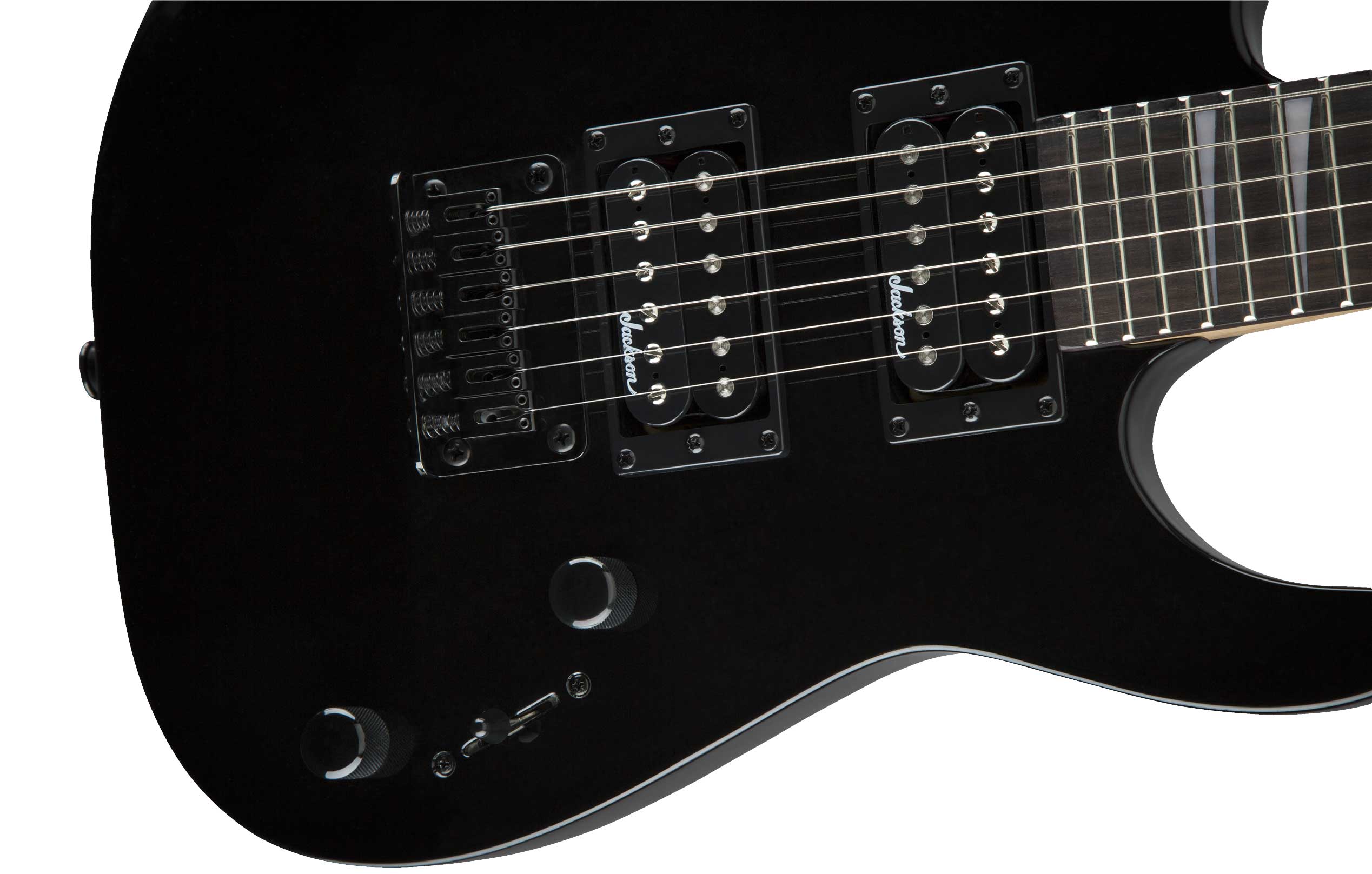 Jackson JS Series Dinky Minion JS1X Gloss Black Amaranth Fingerboard