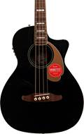 Fender Kingman Bass V2 Jetty Black Bag Walnut Fingerboard (Ex-Demo) #IWA2110165