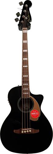 Fender Kingman Bass V2 Jetty Black Bag Walnut Fingerboard (Ex-Demo) #IWA2110165