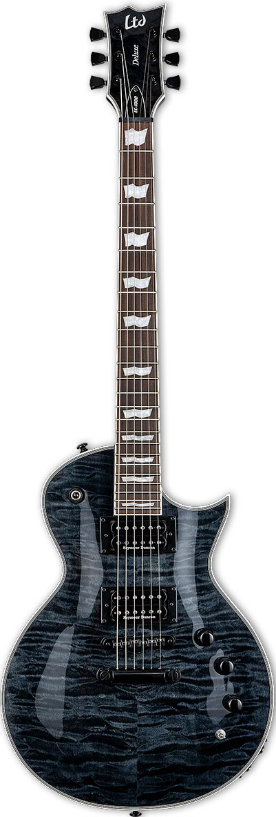 ESP LTD EC-1000 Piezo Quilt Maple See Thru Black