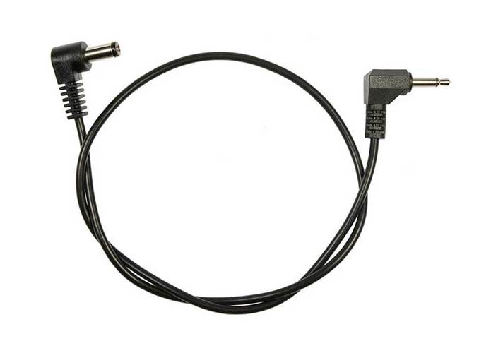 Voodoo Lab PPMIN-R 2.1mm Right Angle Barrel Plug and 3.5mm Right Angle Mini Plug