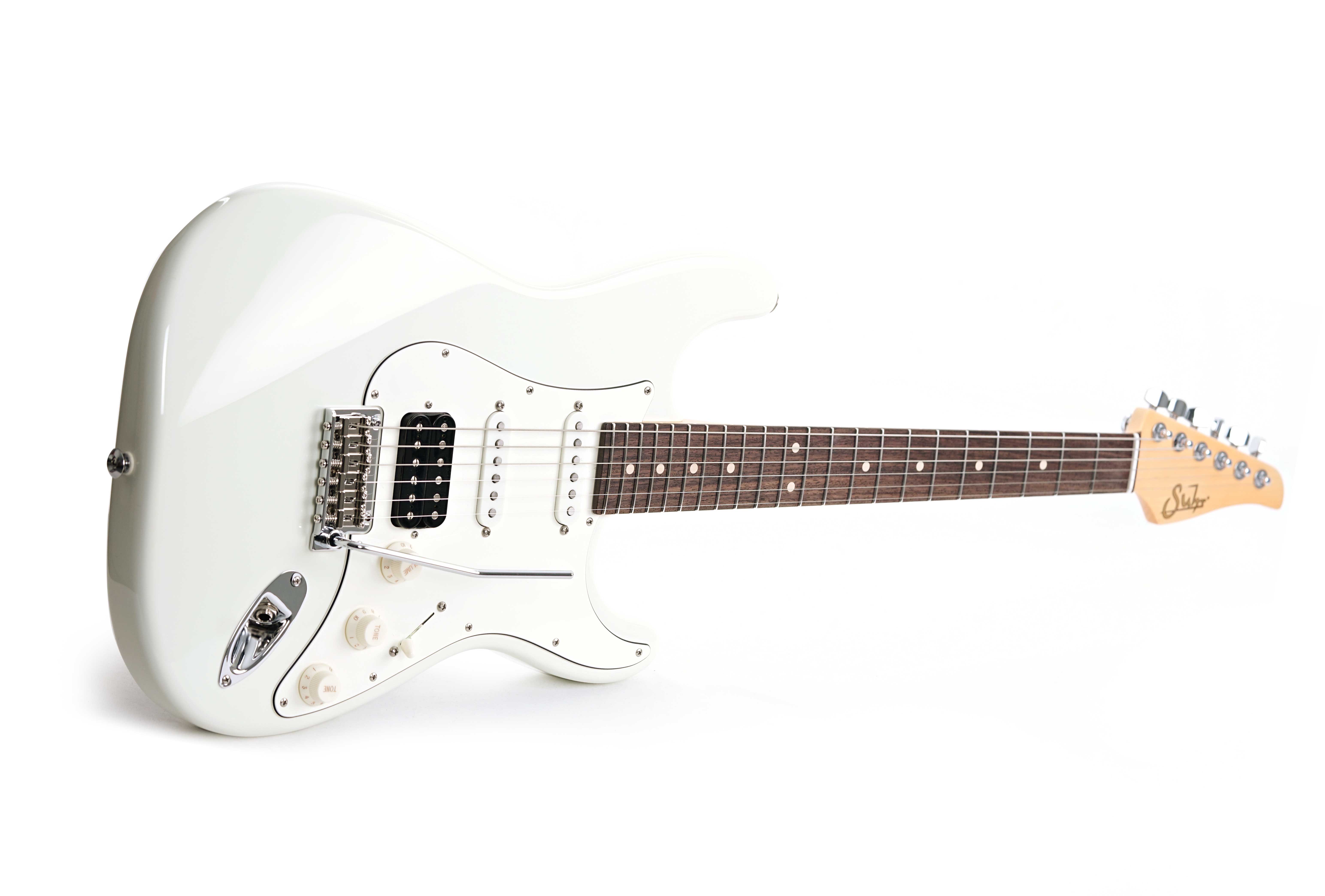 Suhr Classic S Olympic White HSS Rosewood Fingerboard #79993