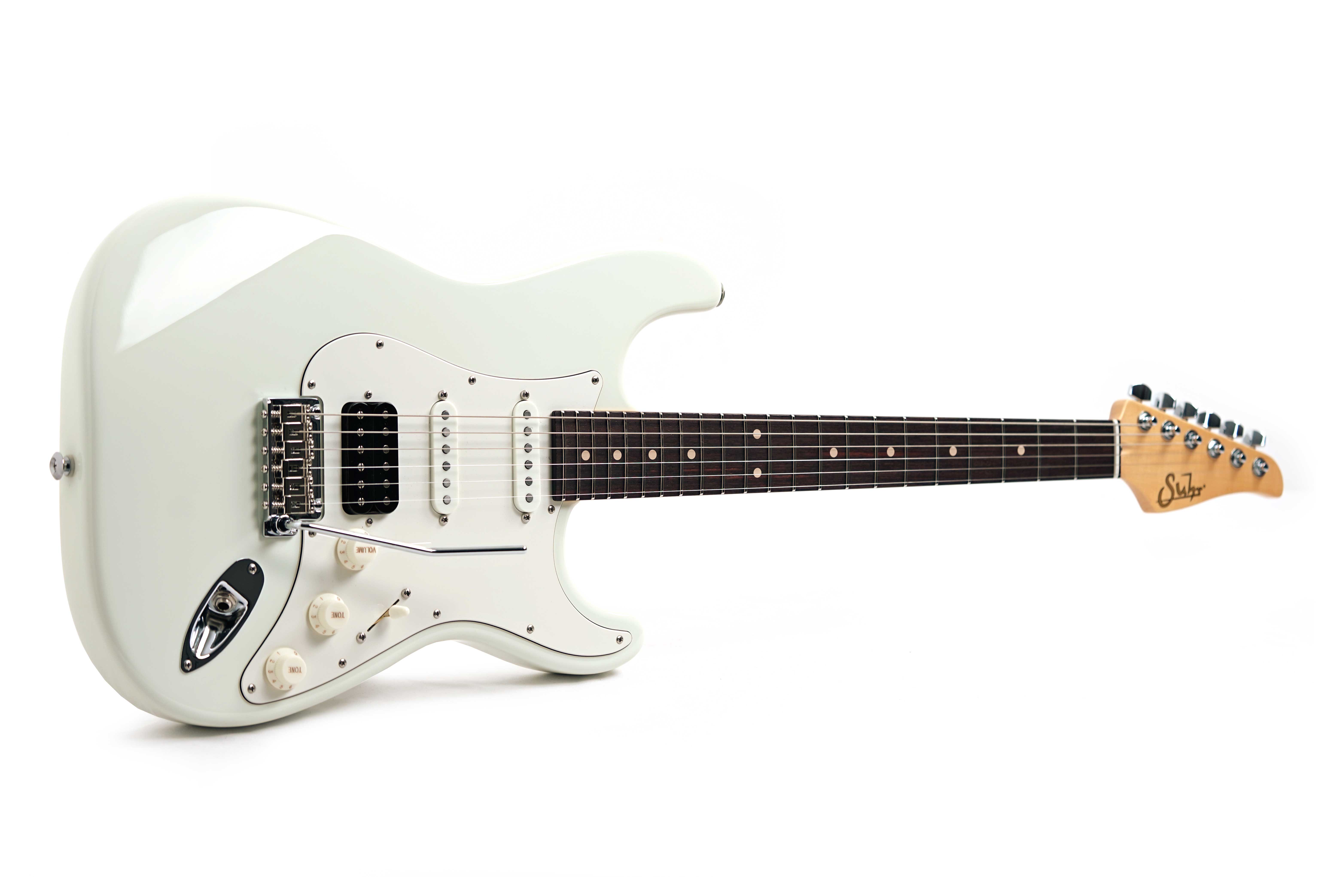 Suhr Classic S Olympic White HSS Rosewood Fingerboard #87632