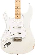 Fender Custom Shop Relic 1968 Stratocaster Aged Olympic White Left Handed #CZ535772