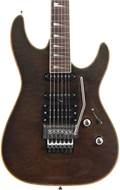 EastCoast GVQ230F Black Quilt Purpleheart Fingerboard (Ex-Demo) #ECEG442