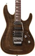 EastCoast EC-GVQ230F Black Quilt Purpleheart Fingerboard (Ex-Demo) #ECEG0454