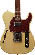 G&L Tribute ASAT Classic Bluesboy Semi-Hollow Blonde Tortoise Pickguard Brazilian Cherry (Ex-Demo) #201018439