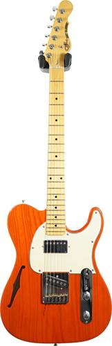 G&L Tribute ASAT Classic Bluesboy Semi-Hollow Clear Orange Cream Pickguard Maple Fingerboard (Ex-Demo) #201016574