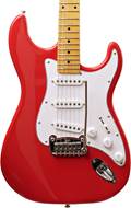 G&L Tribute Legacy Fullerton Red White Pickguard Maple Fingerboard (Ex-Demo) #200621544