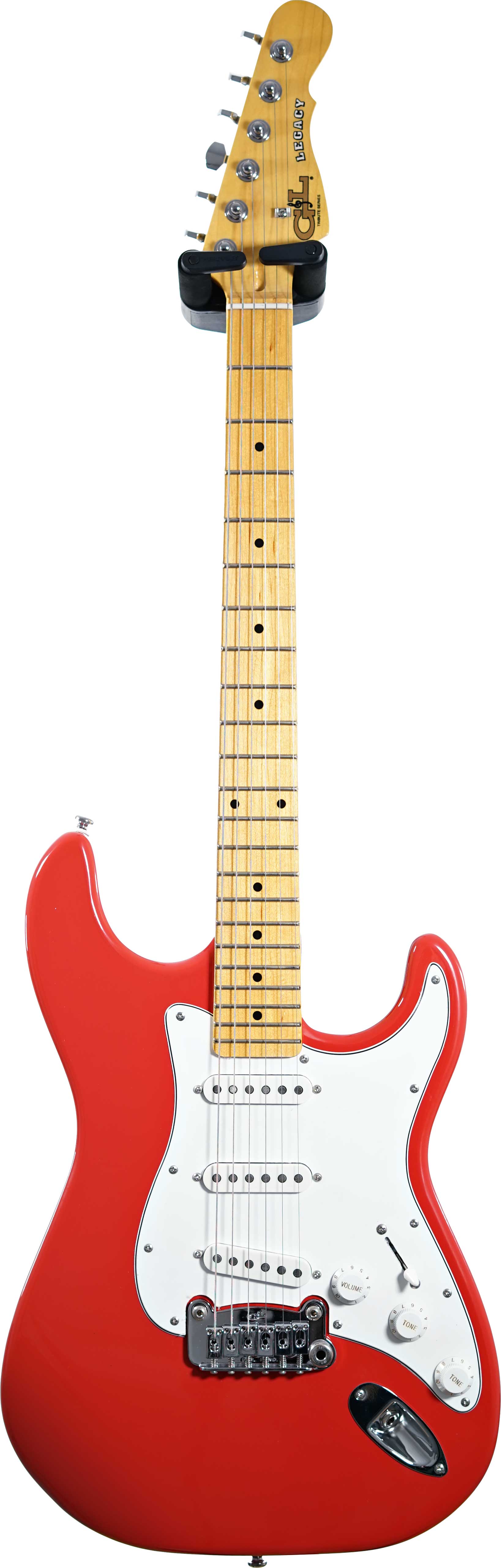 G L Tribute Legacy Fullerton Red White Pickguard Maple Fingerboard Ex Demo 200621548