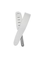 D'Addario Planet Waves Basic Leather Guitar Strap White