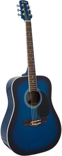 Adam Black S2 Acoustic Guitar Trans Blue Burst