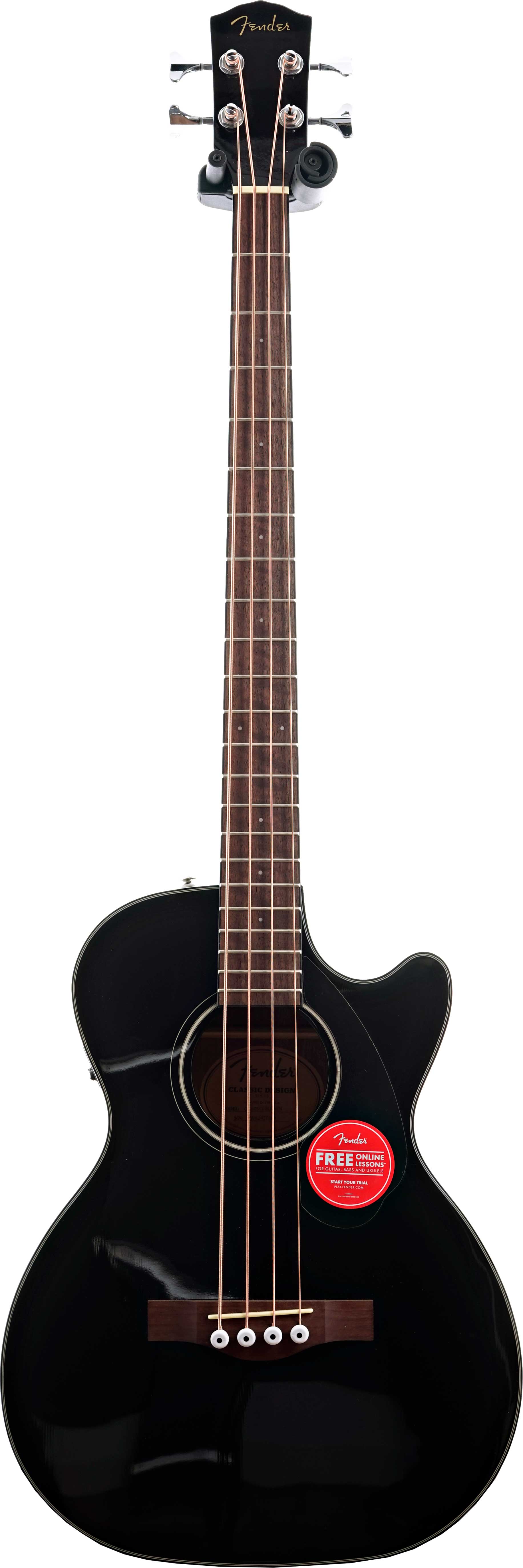 Fender CB-60SCE Classic Design Acoustic Bass Black Indian Laurel Fingerboard (Ex-Demo) #IWA2437669
