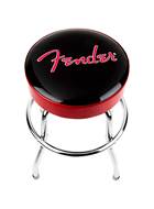 Fender 24 Inch Barstool Black and Red Sparkle