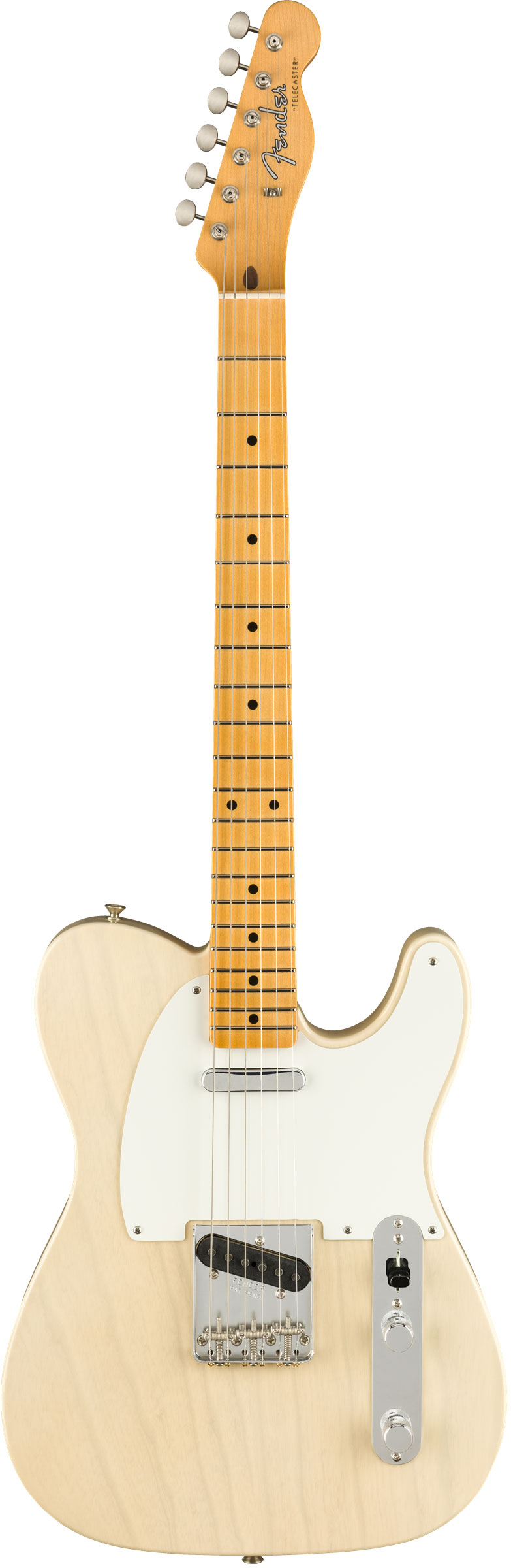 Buy the Fender Custom Shop Vintage Custom 1958 Top-Load Telecaster NOS  Maple Fingerboard Aged White Blonde